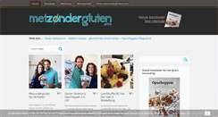 Desktop Screenshot of metzondergluten.com